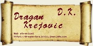 Dragan Krejović vizit kartica